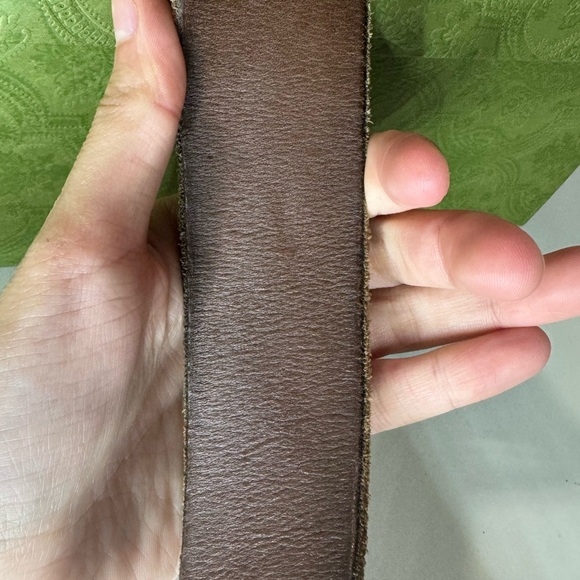 GC snake-buckle leather belt - Picture 4 of 4